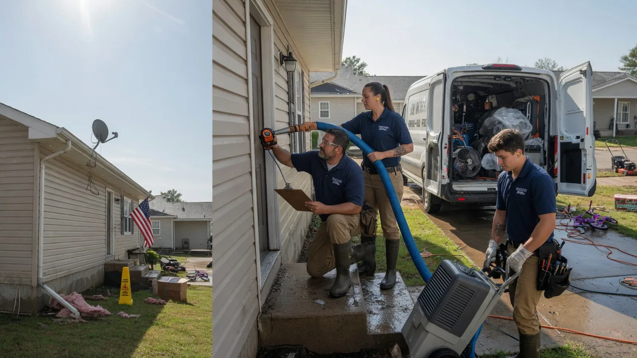 Ceiling Water Damage Restoration in Harlan, IN near me